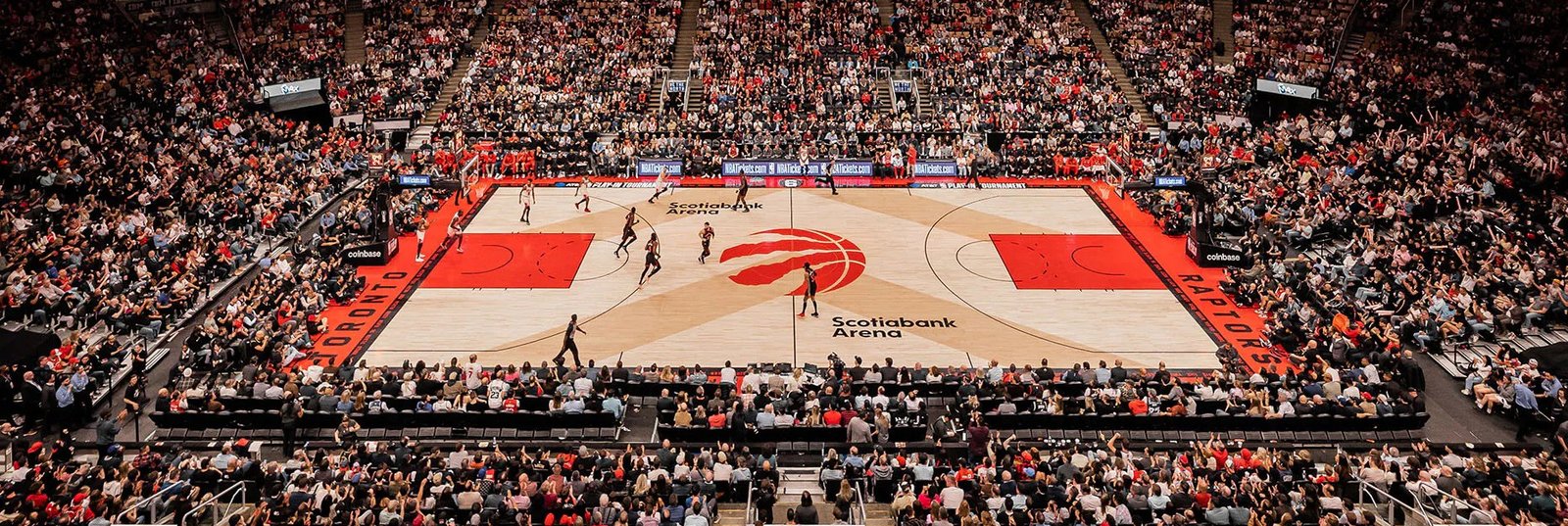 Scotiabank Arena in Toronto, home of the Raptors, who beat Chicago 135-92 on Wednesday night.