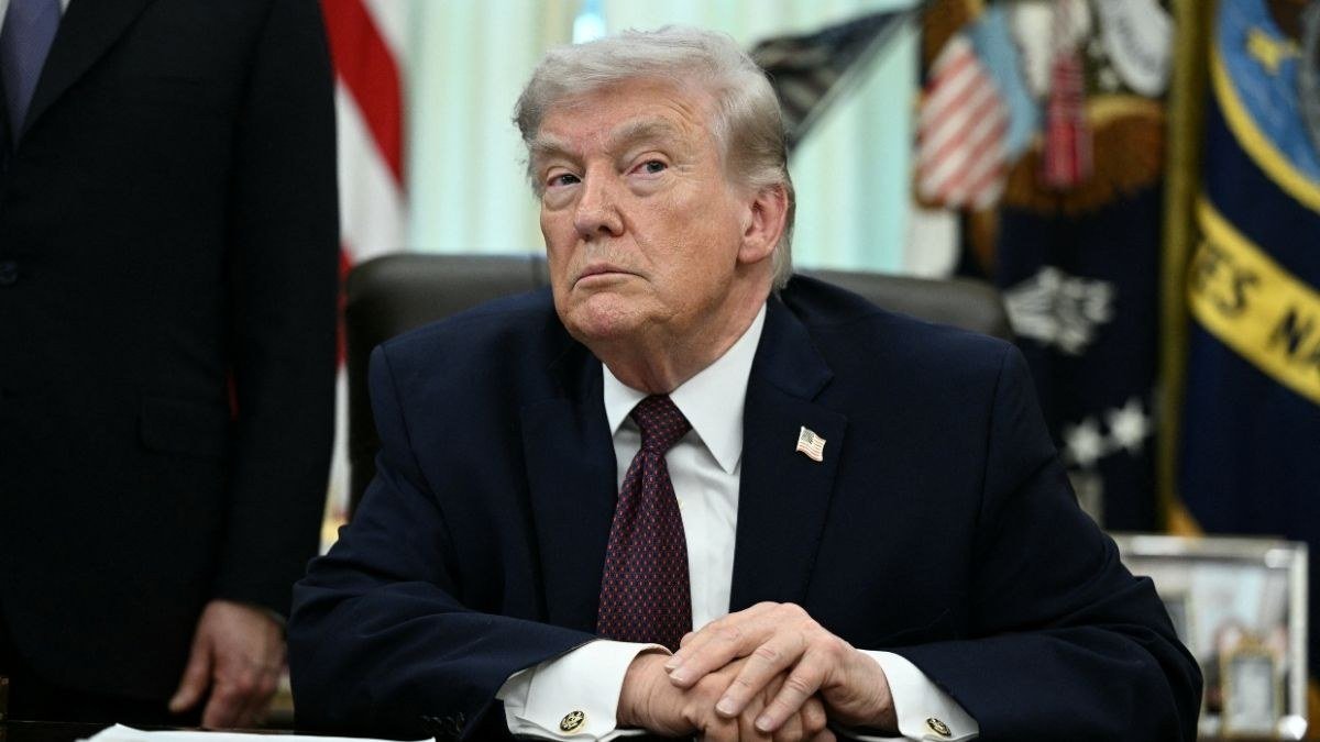 President Donald Trump, whose surprise Sunday phone-in to CNN drew criticism over press freedom.