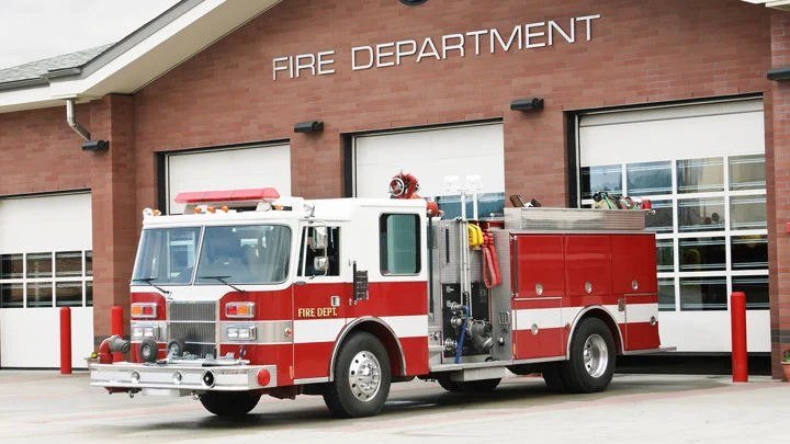 A fire truck on duty in New York, where the volunteer firefighter tax credit rises to $800. (File photo)