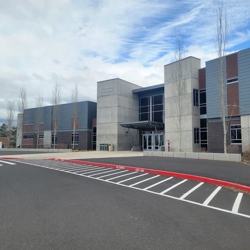 Silver Rail Elementary School area in Bend, Oregon.