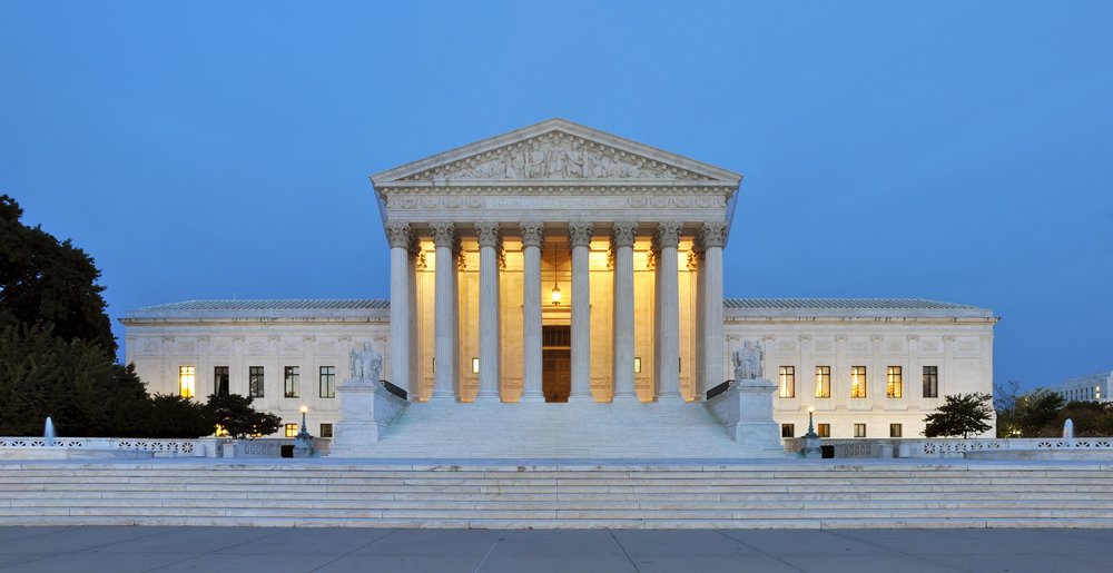 The U.S. Supreme Court building in Washington. The court will hear the asylum case this term.