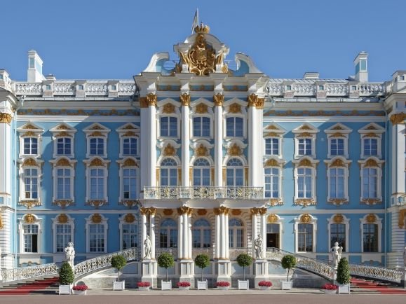 The Constantine Palace near St. Petersburg, where the meeting was held.