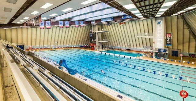 The Vancouver Aquatic Centre pool, whose demolition has been halted by an interim court injunction.