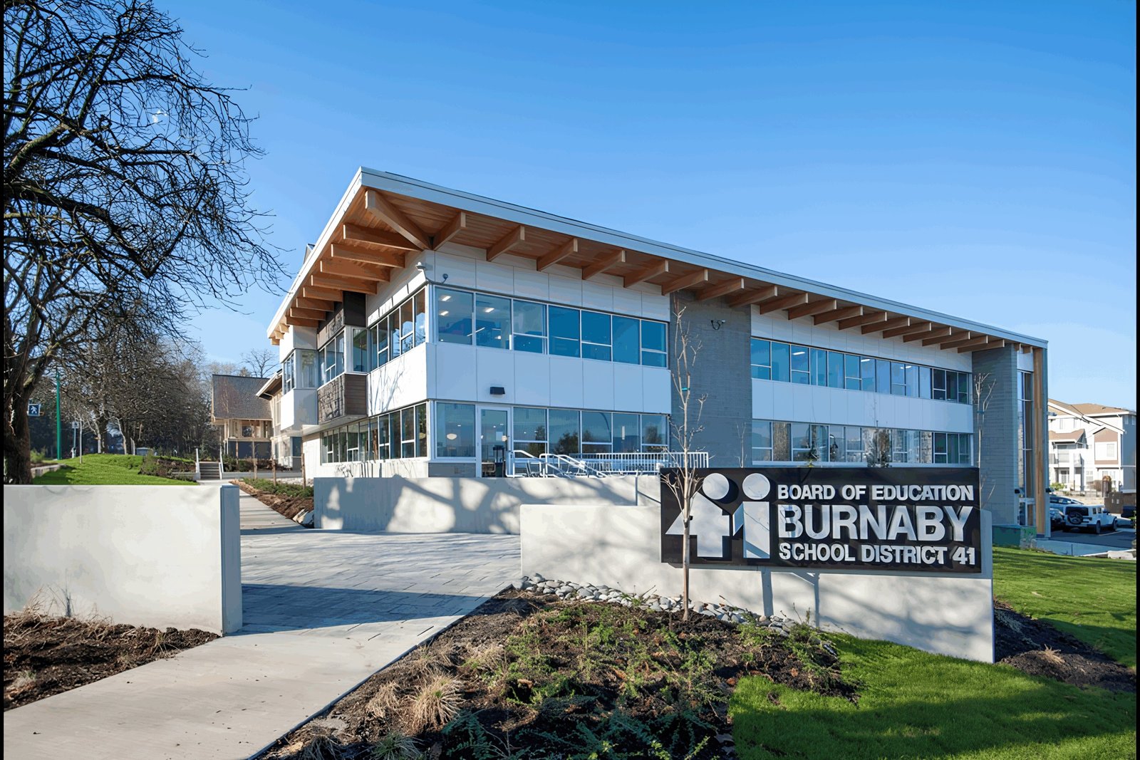 A Burnaby School District facility in the Vancouver region.