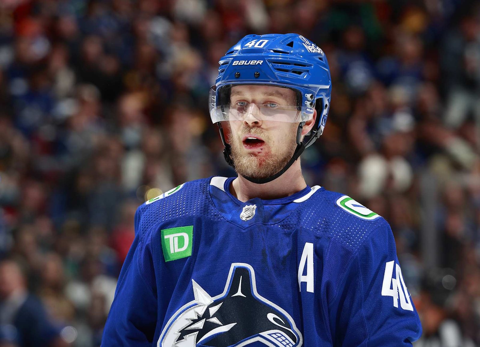 The Vancouver Canucks in action, in file imagery.