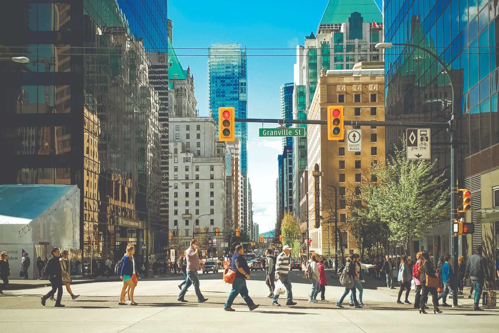 Downtown Vancouver, British Columbia.
