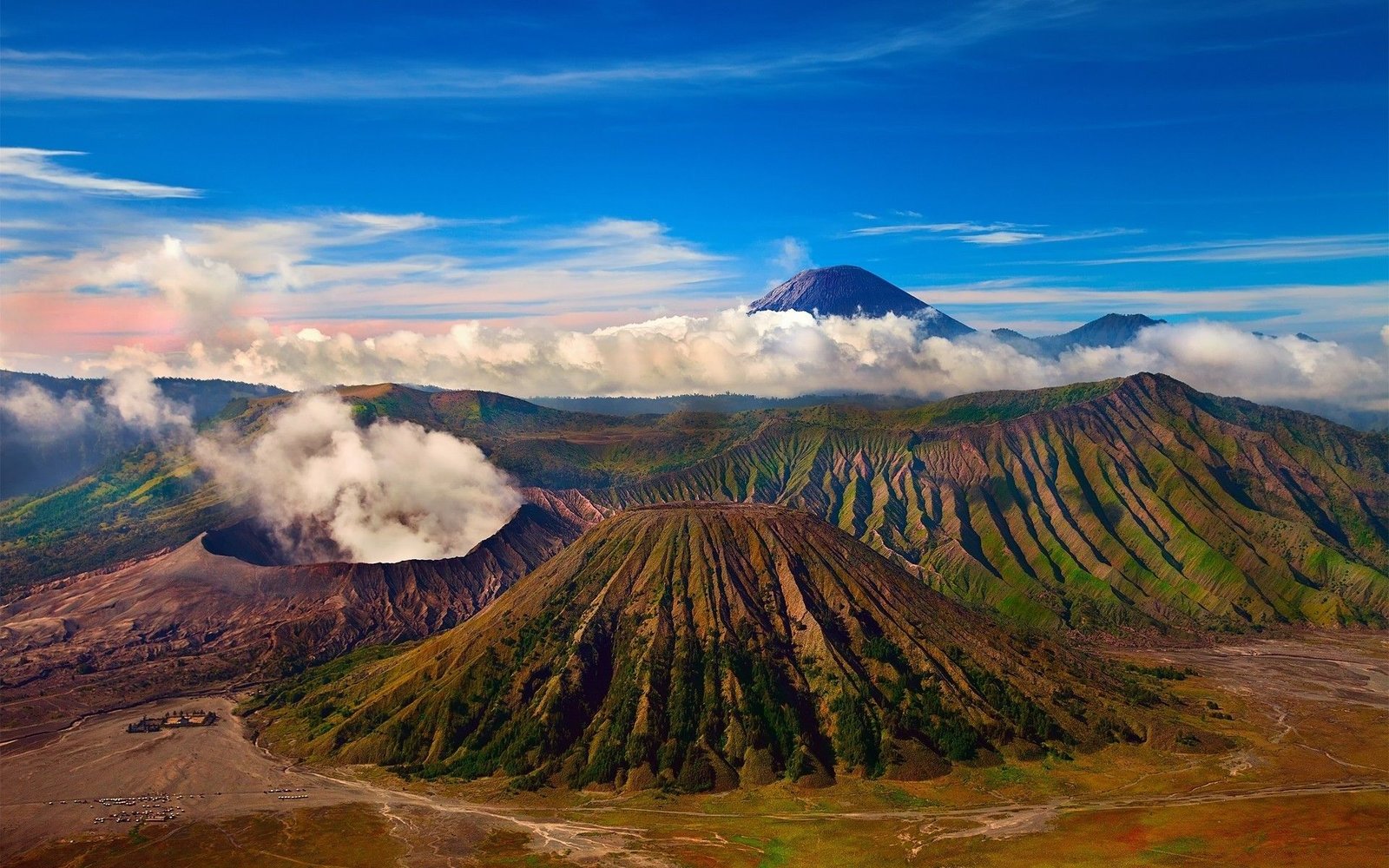 Mount Bromo in Bromo Tengger Semeru National Park, East Java, Indonesia.
