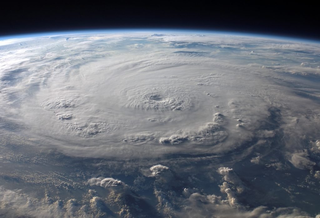 A hurricane churns in the Pacific. Hurricane Trudy is packing 105 mph winds off southwest Mexico.