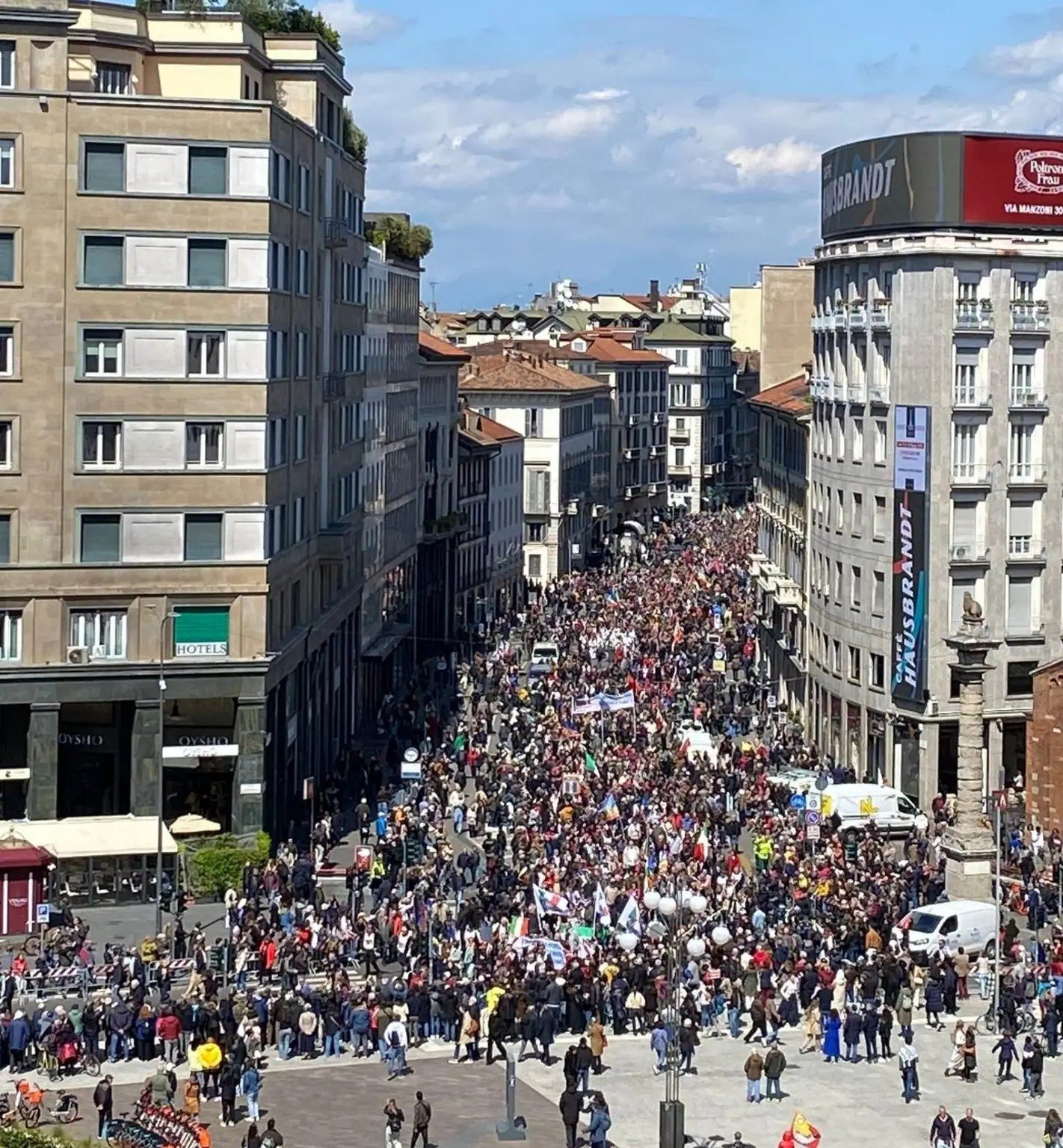 Milan, Italy. Weekend cost-of-living protests in the city ended in clashes with police.