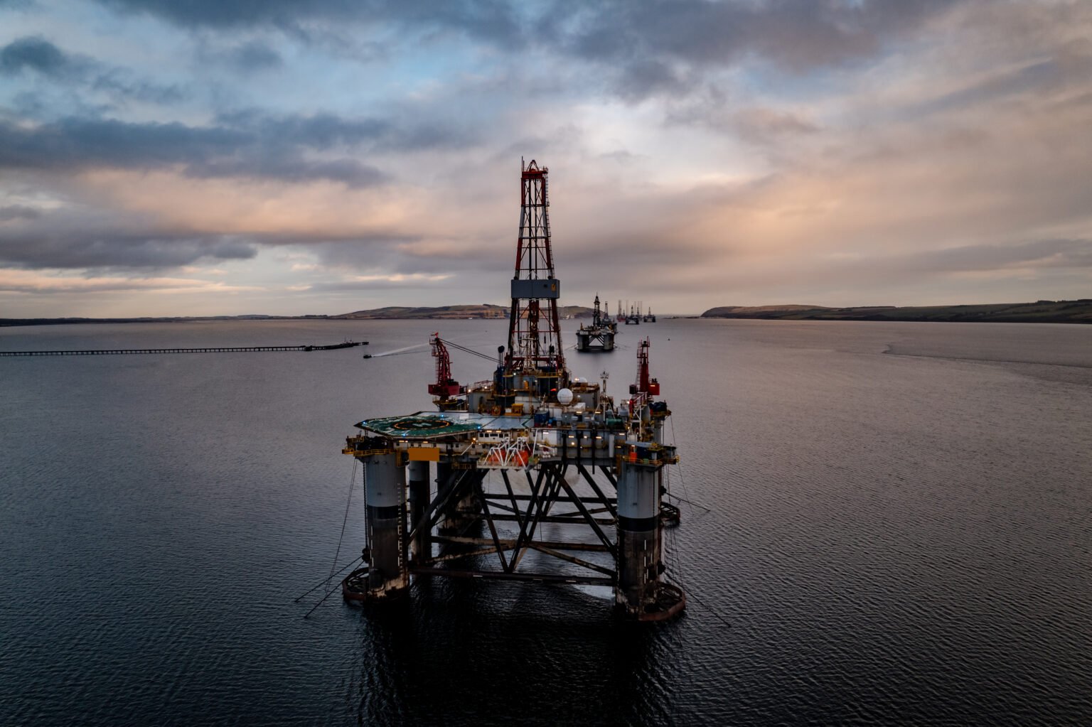 A North Sea gas platform. The Jackdaw field is expected to begin supplying gas by the end of October.