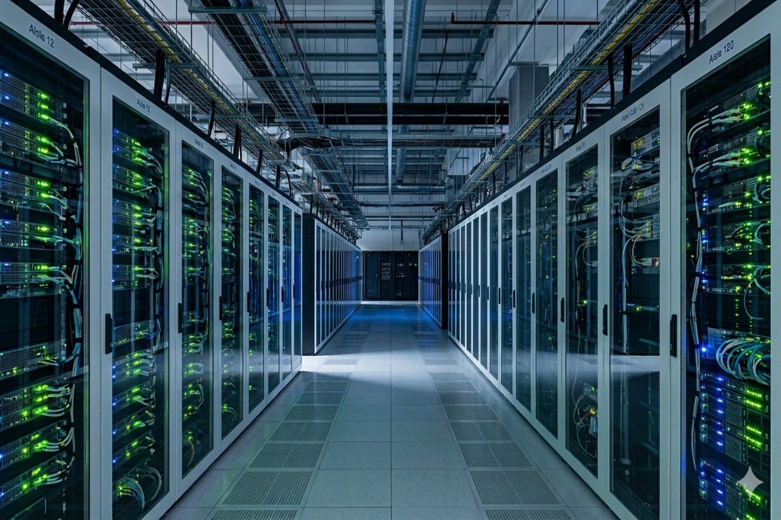 A data centre server hall. Microsoft has withdrawn from the planned AI data centre project on London's edge, reports say. (File photo)