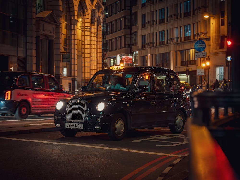 A black cab on a London street. Thousands of cab drivers were seeking nearly £200 million from Uber. (File photo)