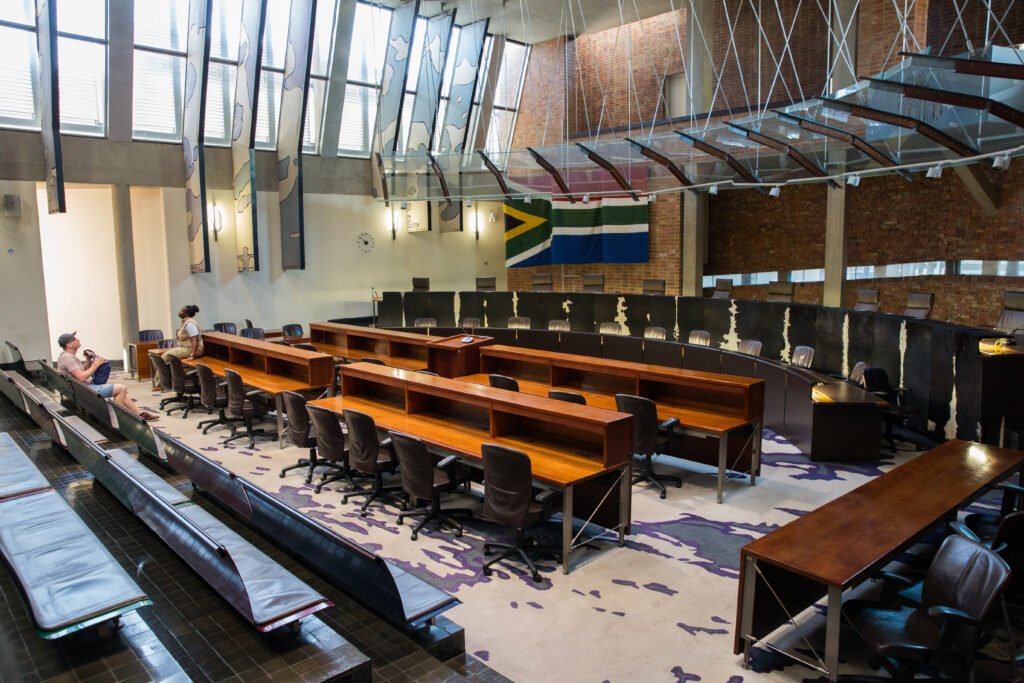 South Africa's Constitutional Court in Johannesburg, which ordered the 181 ANC candidates reinstated.