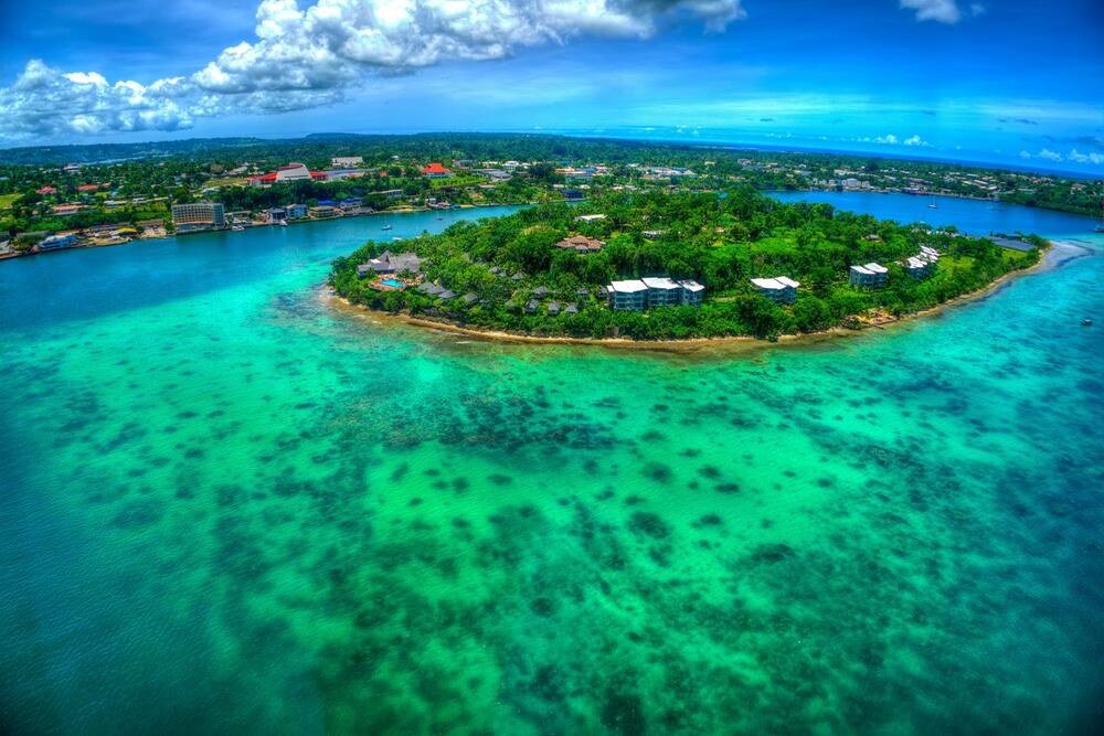 Vanuatu in the South Pacific, where a shallow magnitude 6.0 earthquake struck near Port-Olry on Monday. (File photo)